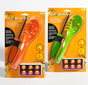 Mit dem Krbis-Schnitzset ein tolles Krbisgesicht zaubern - jeder ist ein Unikat!